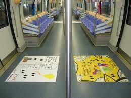floor sticker advertising