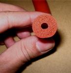 No Taste Silicone Foam Tubing Low Water Absorptivity , FDA LFGB Approved