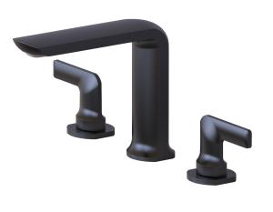 Wholesale Bathroom Tap In Classic Design Two Lever Mixer Tap For Countertop Washbasins Three Hole from china suppliers