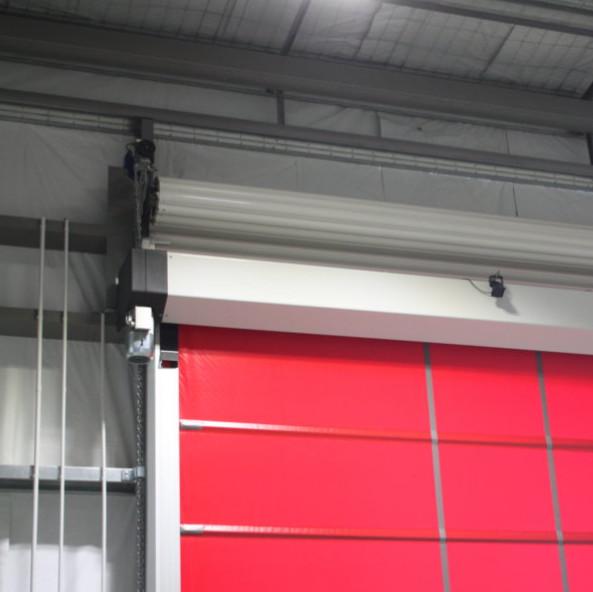 Safety First High Speed PVC Roll Up Rapid Shutter Door 304 Stainless Steel