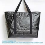 Wholesale Reusable Custom Logo Printed Waterproof Washable Plain Brown Kraft