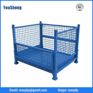 Wholesale Collapsible Stackable Steel Pallet Container, Warehouse Cage, Box, Stillage from china suppliers