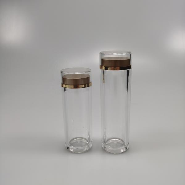 Acrylic 40ml 50ml Transparent Vials for Saffron Cordyceps Vitamin Capsules Eco