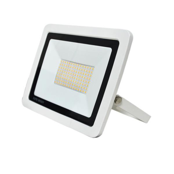 White Aluminum Driverless LED SMD Flood Lights 100w 9000 Lumen Waterproof For