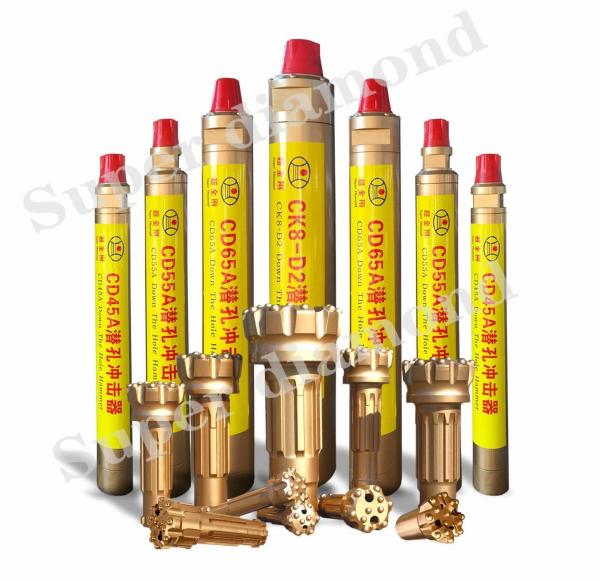 Alloy Steel 10 inch DTH Hammer SD10 Numa100 Compatible Bit Shank Mission60 /