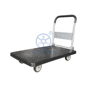 Wholesale 500kg Five Wheels Foldable Platform Trolley With Handle Industrial from china suppliers