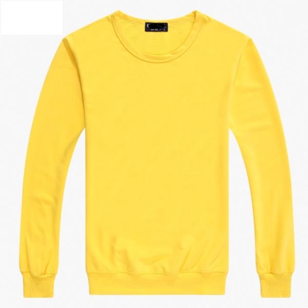 cotton tshirts long sleeve Blank T shirts safty t shirtsr soft breathable t shirts mens print able logo print yellow