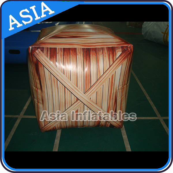 Lightweight Triangle Cube Shape of Inflatable Buoy For Marathon