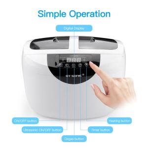 Wholesale Stainless Steel Diamond Ring Ultrasonic Cleaner 2.5 Liter SUS304 Tank ABS Housing from china suppliers