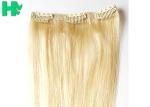 Fashion Womens Synthetic Clip In Hair Extensions Mixed Color Hair Wave