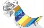 Hot selling Fiberglass Water Slides wholesale of Water Park Equipment in China
