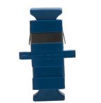 Blue color Ceramic or Bronze Sleeve SC/PC-SM Fiber Optic Adapter for Active