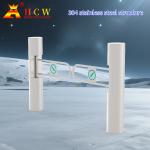Smart Swing Barrier Turnstile Gate Support Barcode ID / IC Card