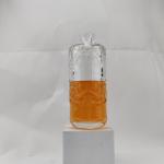 Fashion Shape Super Flint Brandy Spirits Empty White Liquor Glass Bottle Vodka