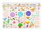 Plant Custom Kids Sticker Printing , Puffy Animal Stickers Printed Blister