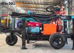 Wheel Trailer Integrated Water Well Drilling Machine Small Portable Hydraulic