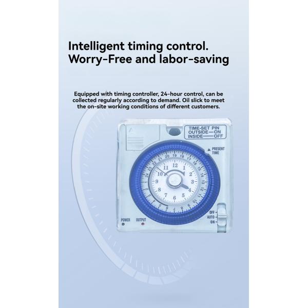 Industrial Cleaning Oil Water Separation Equipment Scraper Floating Circulating Oil Skimmer