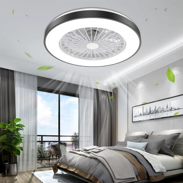 75W 6600mm Ceiling Fan Adjustable Brightness Air Cooler Dining Room Ceiling Fans
