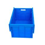Attached Lids Larger Volume Plastic Collapsible Tote Boxes Stronger and