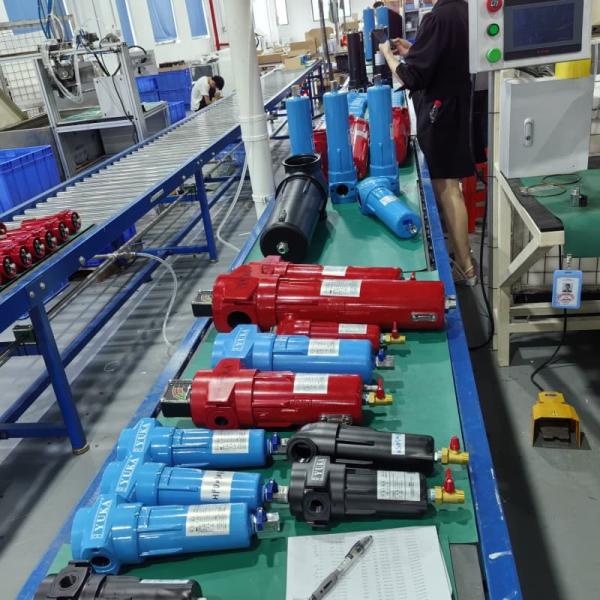 Air Compressor Filter Element Without Clapboard Operate Temperature 1.5-80ºc for Oil-Free Compressors