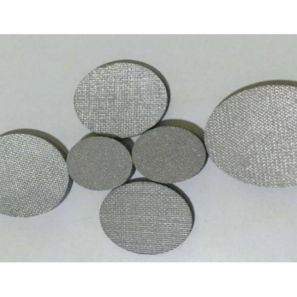1.7-6.0mm Stainless Steel Filter Wire Mesh 5 6 Layers Sintered Metal Filter Disc