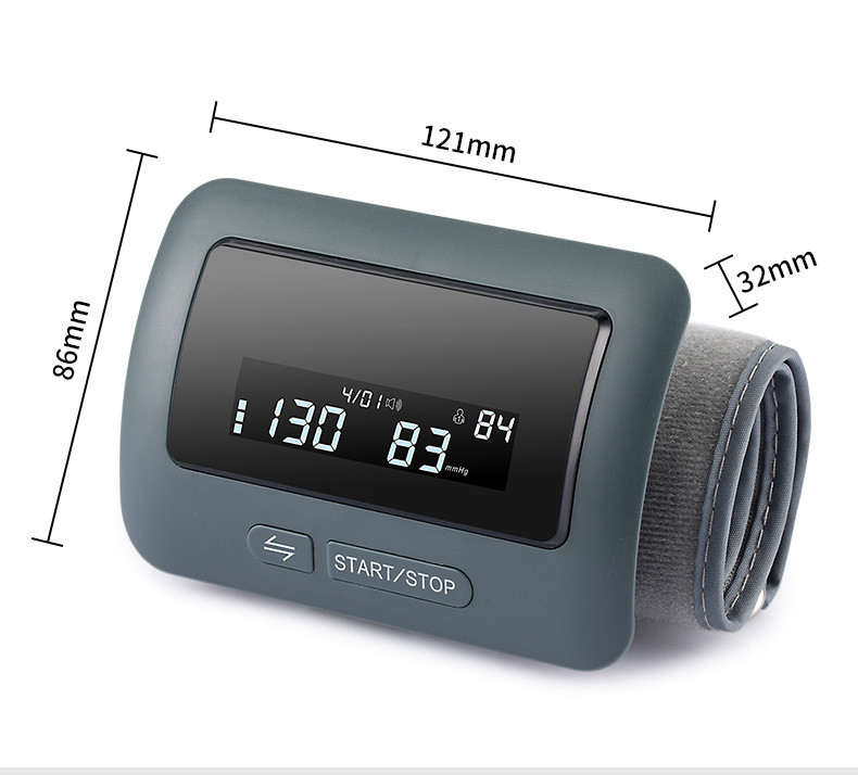 Light Portable Arm Blood Pressure Monitor One Button Measurement