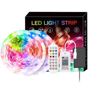Wholesale Flexible 12V 5m 5050 RGB LED Strip Light with Wifi APP control from china suppliers
