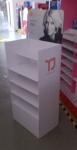 Custom design cardboard display shelf floor standing cardboard display shelves