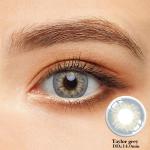 OEM Natural Grey Color Contact Eye Lens Yearly Cosmetic For Male And Female