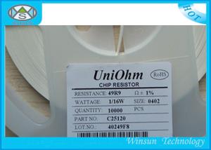 Wholesale Gray Thick Metal Oxide Film Resistor 0402 1 / 16W Small Size For Video Cameras from china suppliers