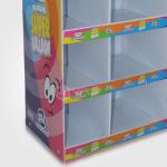 Glass Cup Portable Cardboard POS Displays Colourful Recycled Saving Power