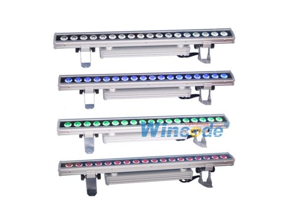 DMX Led Wall Washer Lights Aluminum Body RGBAW 0 - 100% Dimming For Advertising
