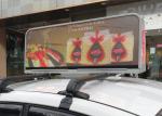 1R1G1B digital Taxi Top Led Display , taxi led screen MBI5020 IC driver