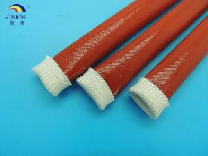 Wholesale Red ID 10MM Expandable Braided Sleeving Coated with Silicone Resin -60℃ ~ 180℃ from china suppliers