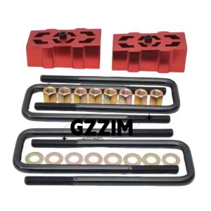 Wholesale Nissan Navara D40 2005-2015 50mm Rear Suspension Aluminium Tapered Face Lift Block Kit from china suppliers