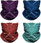 Anti UV Summer Cooling Thin Wool Cotton Reflective Bandana