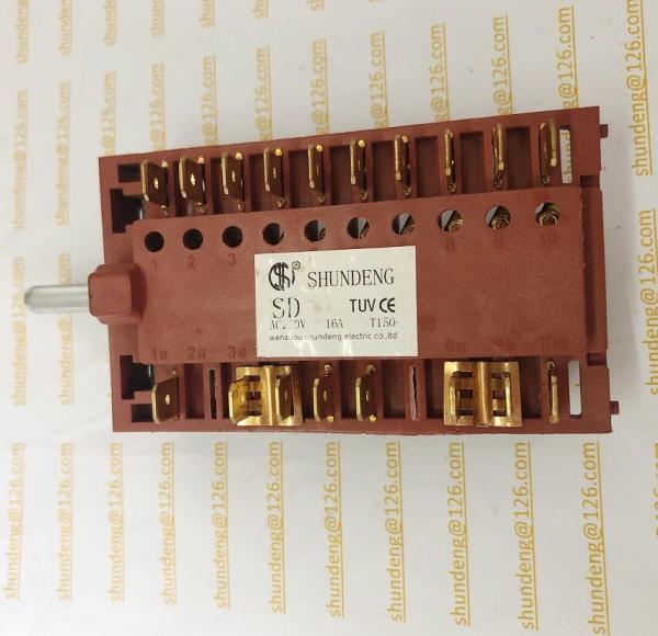 Home appliance switch SHUNDENG SD-3E Rotary switches room heater Three gears