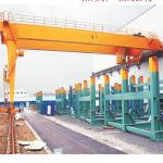 Box Single Girder Semi Gantry Crane 20 Ton Rail Mounted RMG Crane