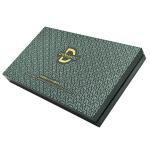 Custom embossing and hot stamping box and lid cosmetic gift pacakging paper box