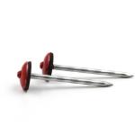 Galvanized Common Umbrella Head Roofing Nail Steel Material With Rubber Washer