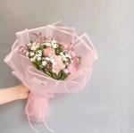 Waterproof Transparent Matte Non Woven Tissue Flowers Wrapping Paper For Bouquet
