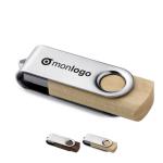 Customized logo 2Gb Swivel Wooden USB flash drive for Photographers good wood