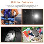 Fast Charging Wireless Solar Power Battery Bank 30000mAh High Capacity