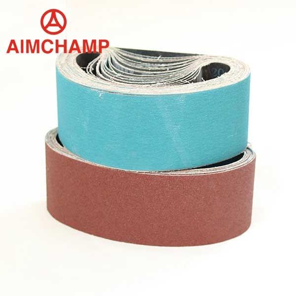 Metalworking Sand Belt Machine Jumbo Roll Zirconia Abrasive Belt 240 Grit 320