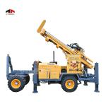TWD200 Portable Water Well Drilling Rig Four Wheel Trailer Mounted Hydraulic