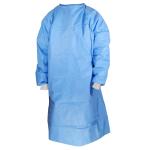 Waterproof Ultrasonic sealing seams Navy Blue SMS Fluid Resistant Gowns
