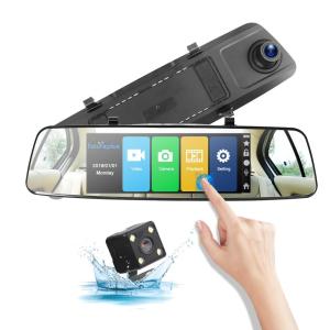 Wholesale 7 Inch Touch Screen OEM ODM Vehicle Dash Cam FHD1080P Mirror Type from china suppliers
