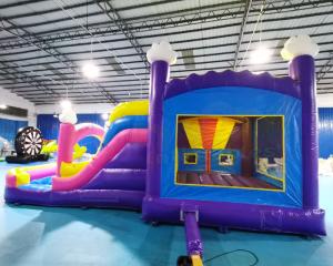 Wholesale 0.55mm PVC Unicorn Bouncy Houses Inflatable Bouncer Slide from china suppliers