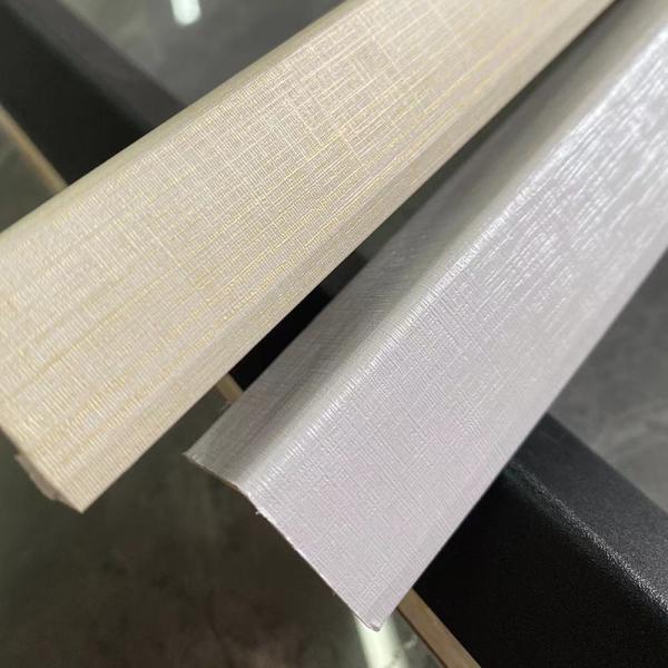 Decorative Lines Smooth PVC Wall Corner Guards OEM ODM