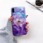 Iphone Xs Max marble case with iRing, Iphone Xs Max protective TPU case, Iphone